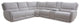 6 Piece Modular Power Reclining Sectional With Power Adjustable Headrests
