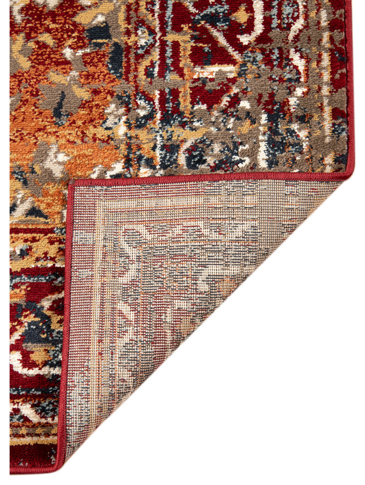 Athinai Pelham Red Medallion Area Rug, 2'x3'