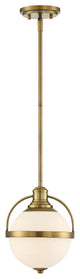 Westbourne 1-Light Pendant, Warm Brass