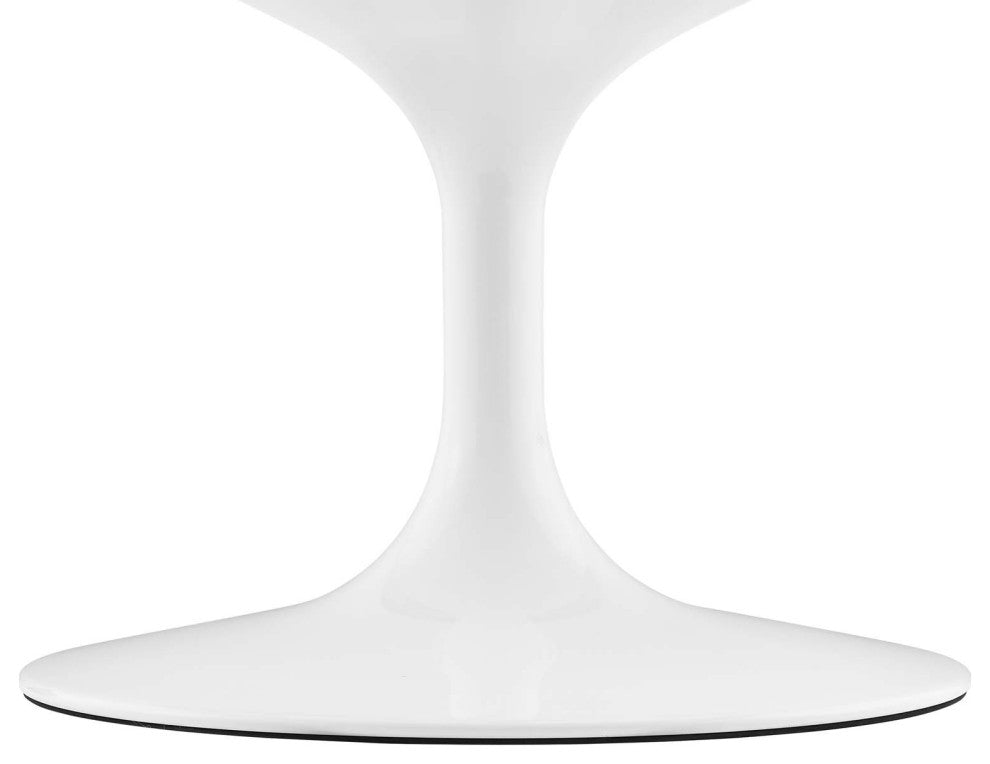 Coffee Table, Oval, Black White, Artificial Marble, Metal, Modern, Hospitality