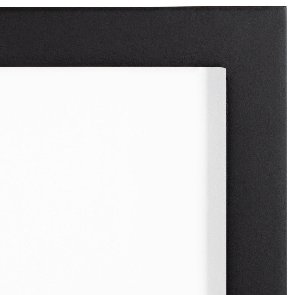 Gallery Wall Multi Open Matted Picture Frame Set, Black 5 Piece