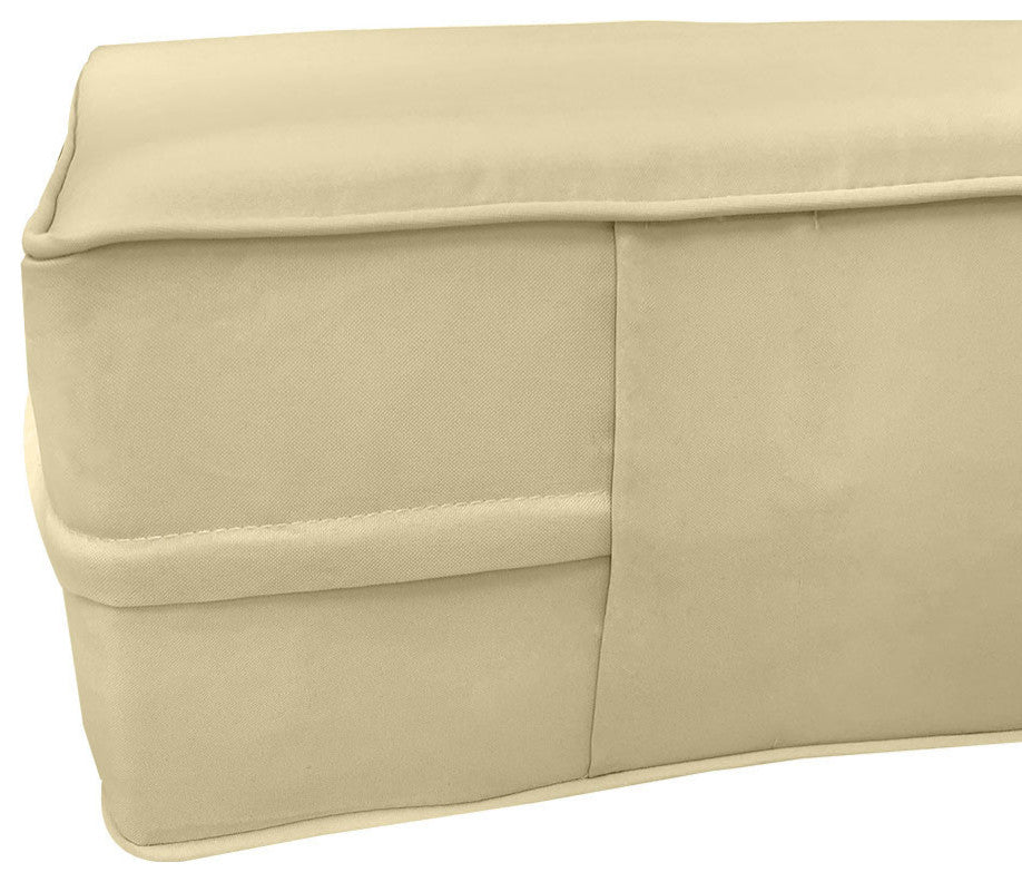 Style5 Twin-XL Pipe Trim Outdoor Mattress Bolster Slip Cover COMPLETE SET AD103