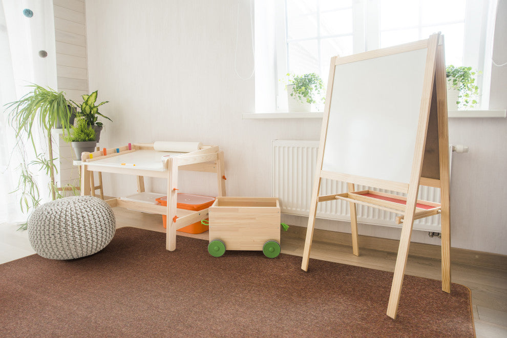 Kid Essentials Rug, Endurance, Brown, 6'x9'