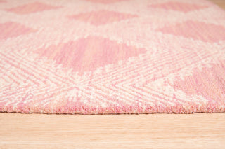 Hand-Tufted Wool Pink Contemporary Spring 2020 Rug, 5'x8'