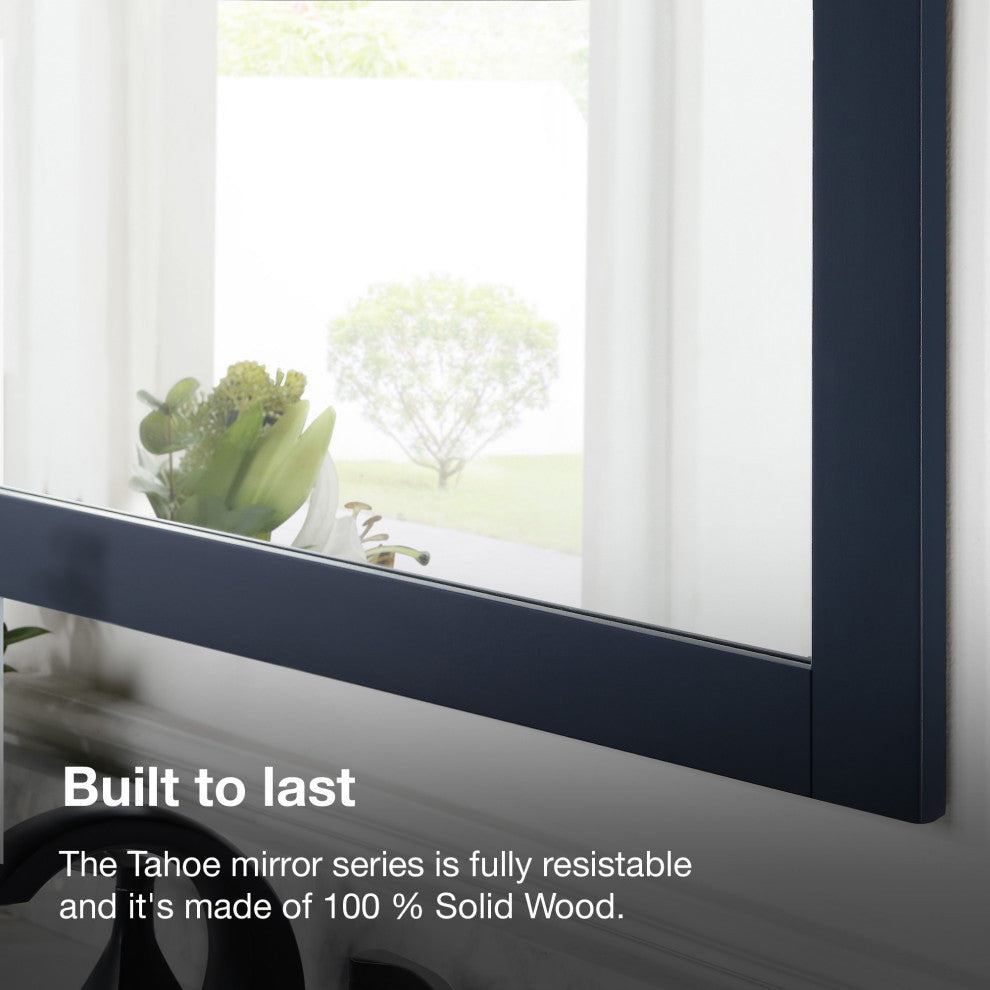 OVE Decors Tahoe 28"x36" Mirror, Midnight Blue