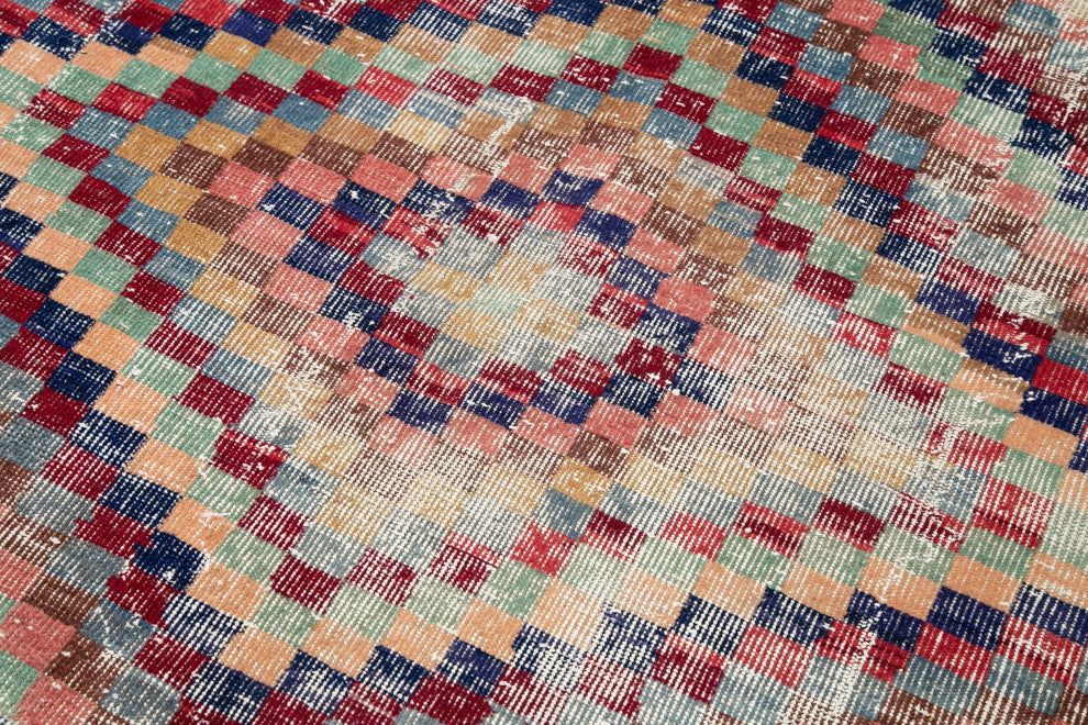 Rug N Carpet - Handwoven Oriental 5' 6'' x 8' 8'' Antique Vintage Rug