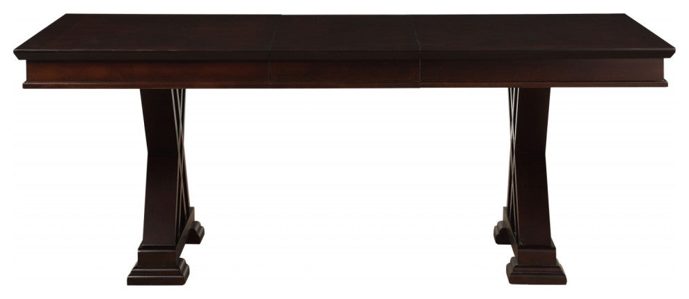 6078" X 42" X 30" Espresso Poplar Dining Table