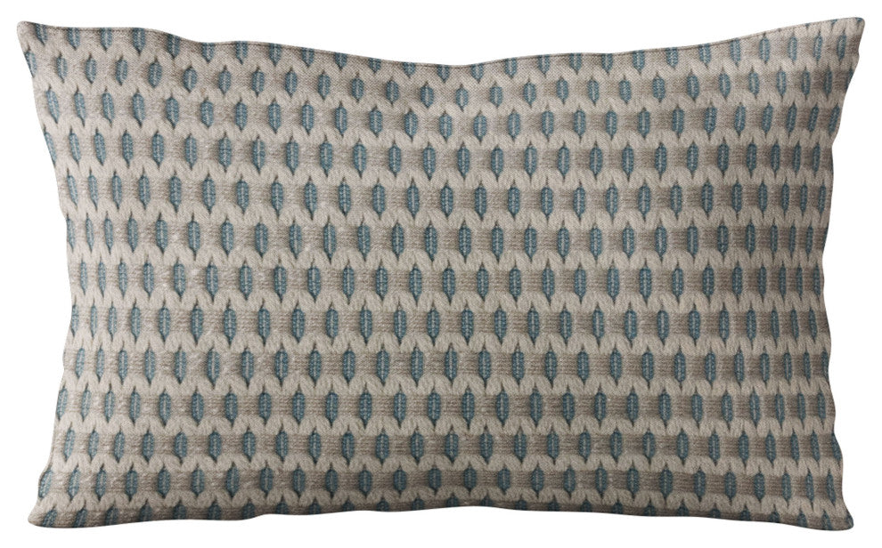 Plutus Blue Rocks Dot Luxury Throw Pillow, 22"x22"