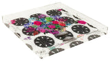 Pistils Metal Bouquet 18"x18" Acrylic Tray