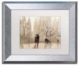 'An Evening Out Neutral' Silver Framed Canvas Art by Julia Purinton