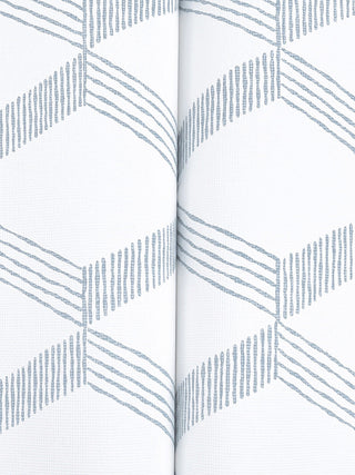 Palisades Paperweave Smokey Blue Wallpaper