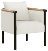 Wilder Lounge Chair, Heather Ivory Tweed