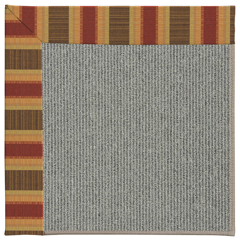 Capel Zoe Platinum Sisal Saffron Multi 2021_848 Machine Tufted Rugs - 4' X 4' Re
