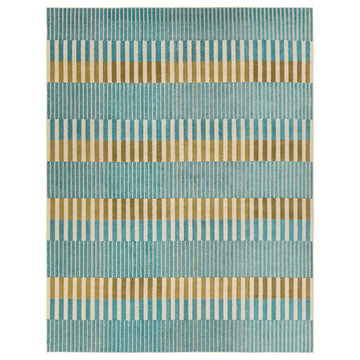 Jaipur Living Nori Geometric Blue Area Rug, 7''6"x9''6"