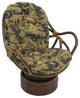 48"x24" Jacquard Chenille Swivel Rocker Cushion, Antiquity