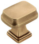 Amerock Revitalize Rectangle Knob, Gilded Bronze