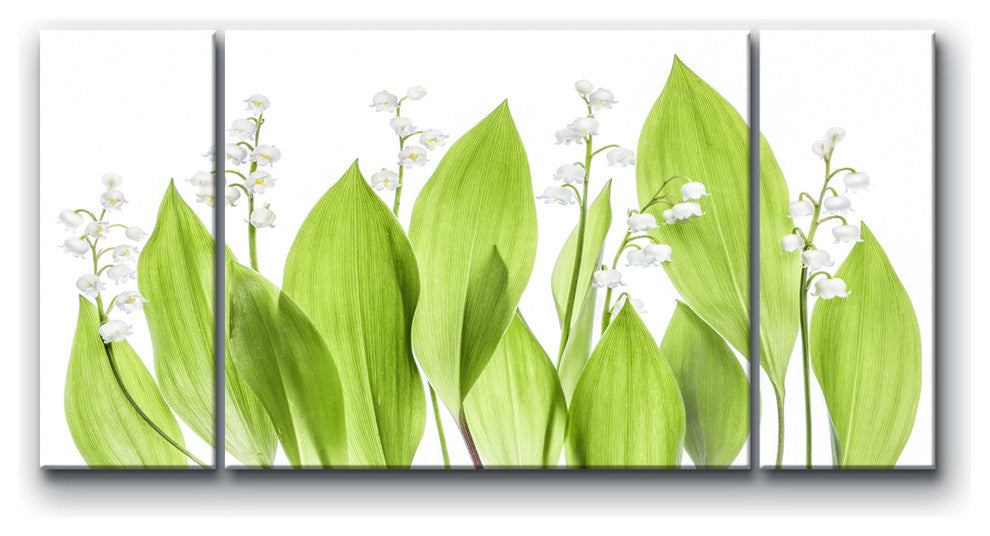 Ready2HangArt ''Lilly of the Valley'' 3-Piece Canvas Wall Decor Set