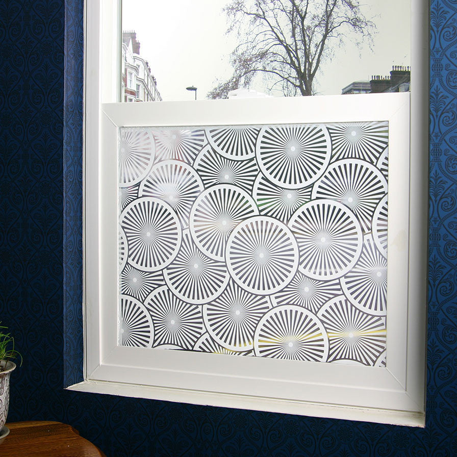 Slice Sheer Window Film, Large 48"x84"