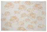 Tumbly Blossom Rug, Yellow, 4'x6'