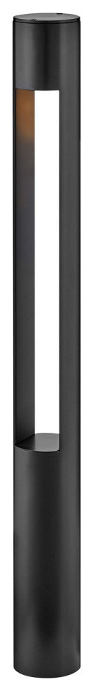 Hinkley Atlantis Round Large Bollard, Satin Black