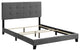 Amira Full Upholstered Velvet Bed