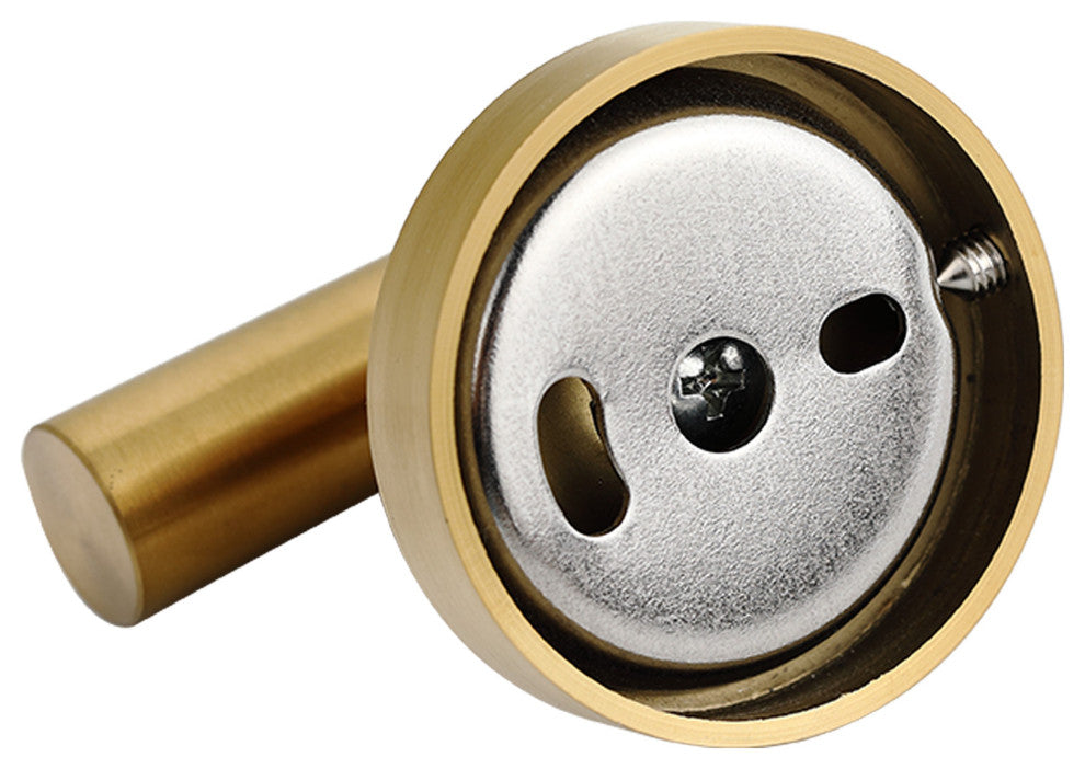 Elizabeth J-Hook Robe Hook in Brass Gold