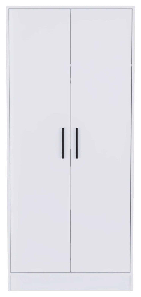 Rio 2-Door Armoire, White