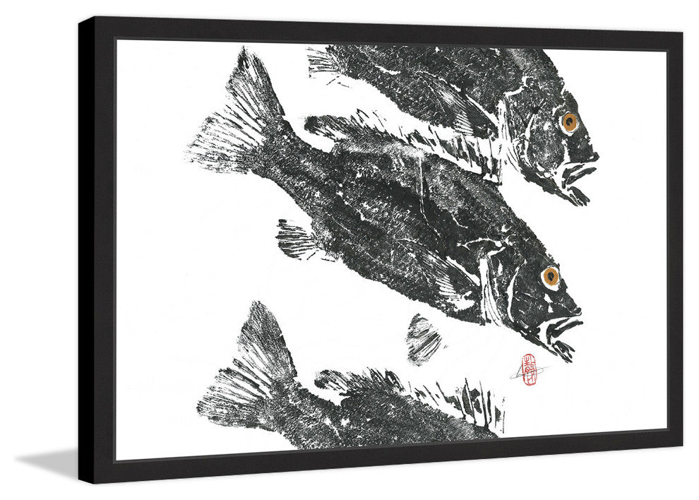 "El Trio" Framed Painting Print, 45"x30"