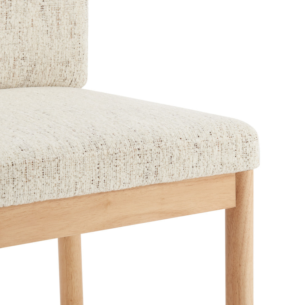 Melvin Dining Side Chair, Set of 2, Concord Cream, Fabric