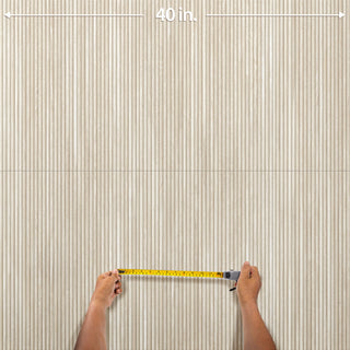 Larchwood Maple Fluted Ceramic Wall Tile