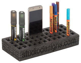 Flexible Foam Marker Organizer, Set of 2, Charcoal