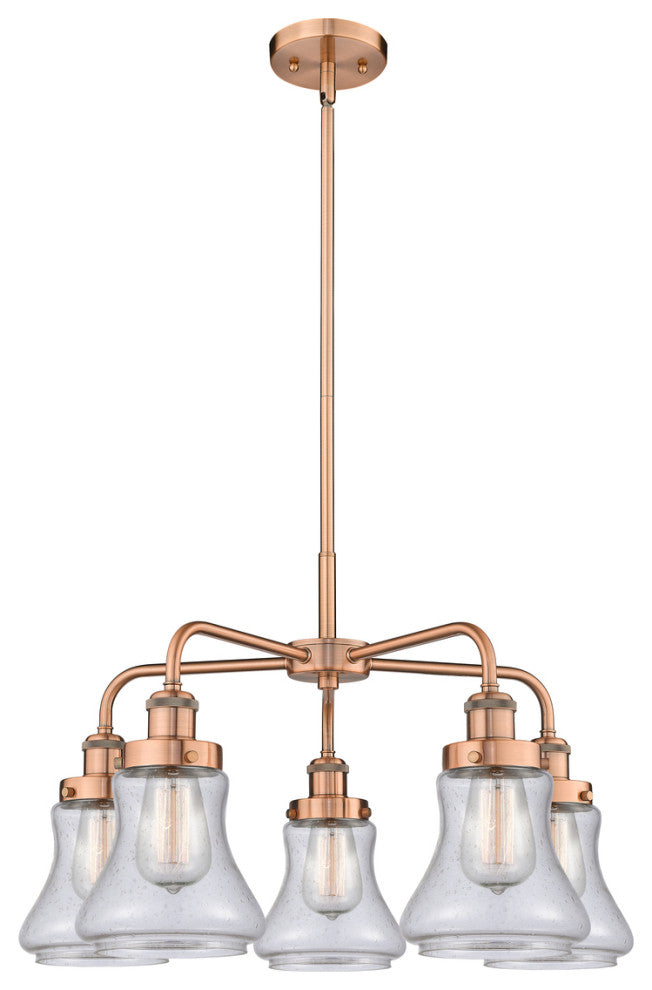 Innovations Bellmont 5 24" Chandelier Antique Copper