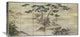 "Birds, Flowers and Monkeys Six-Panel Screen" Artwork, 40" x 19"