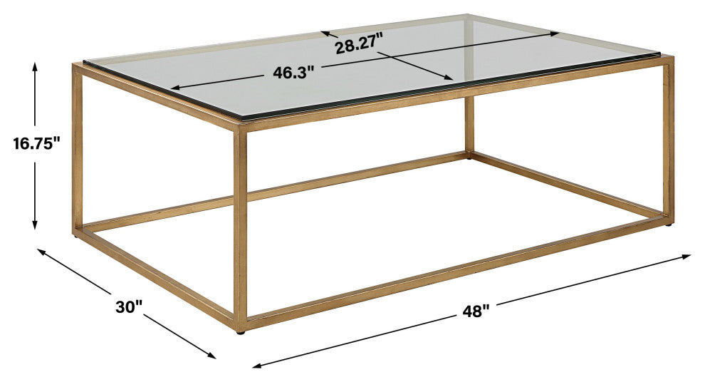 Bravura Gold Coffee Table