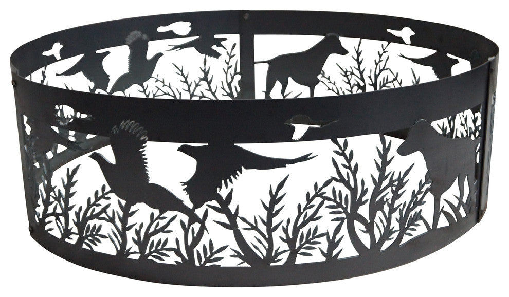 Dog N Pheasant Fire Ring, 30", 48