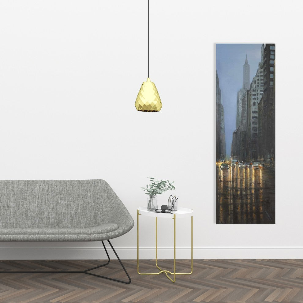 Evening In the Streets of New-York City Print on Wrapped Canvas