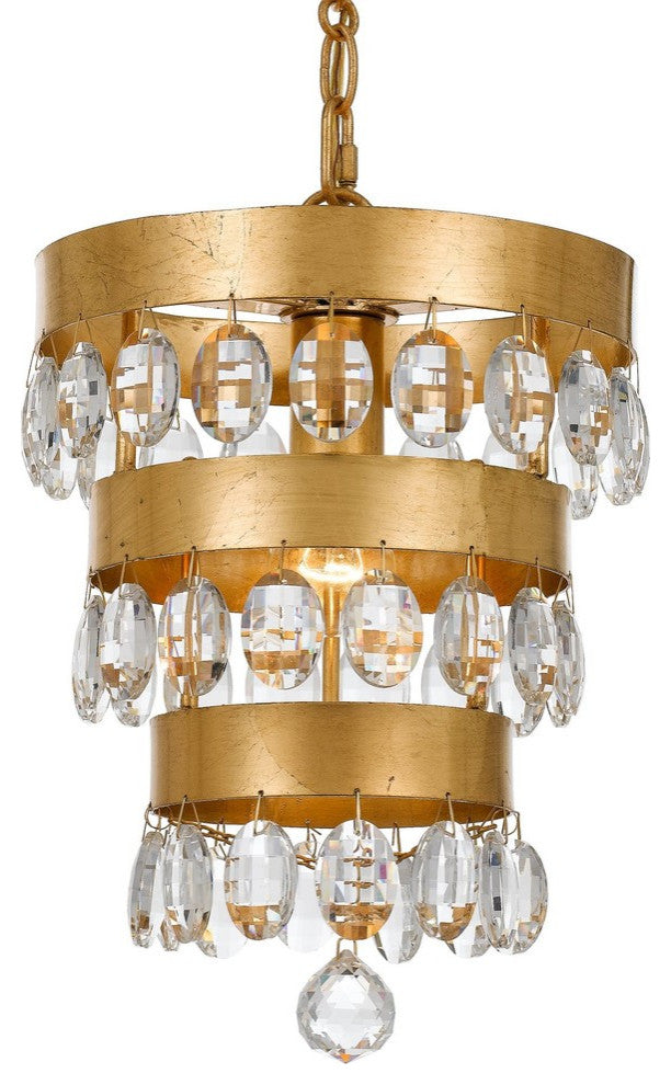 Crystorama Perla 1-Light Mini Chandelier