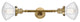 INNOVATIONS 208L-BB-G324 2-Light Bath Vanity Light Brushed Brass