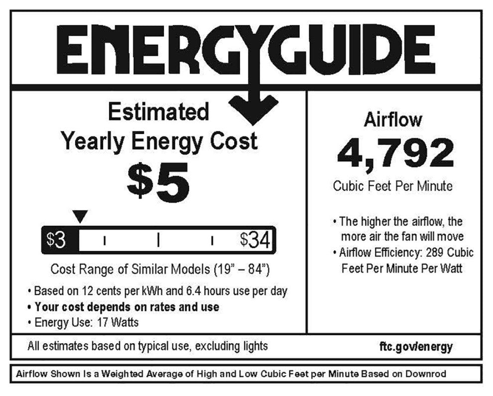 Hinkley Marin 60" LED Indoor/Outdoor Ceiling Fan, Metallic Matte Bronze