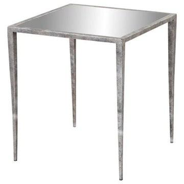 Regina Antique Silver Side Table