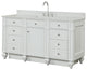 Winston 60" Single Vanity, White