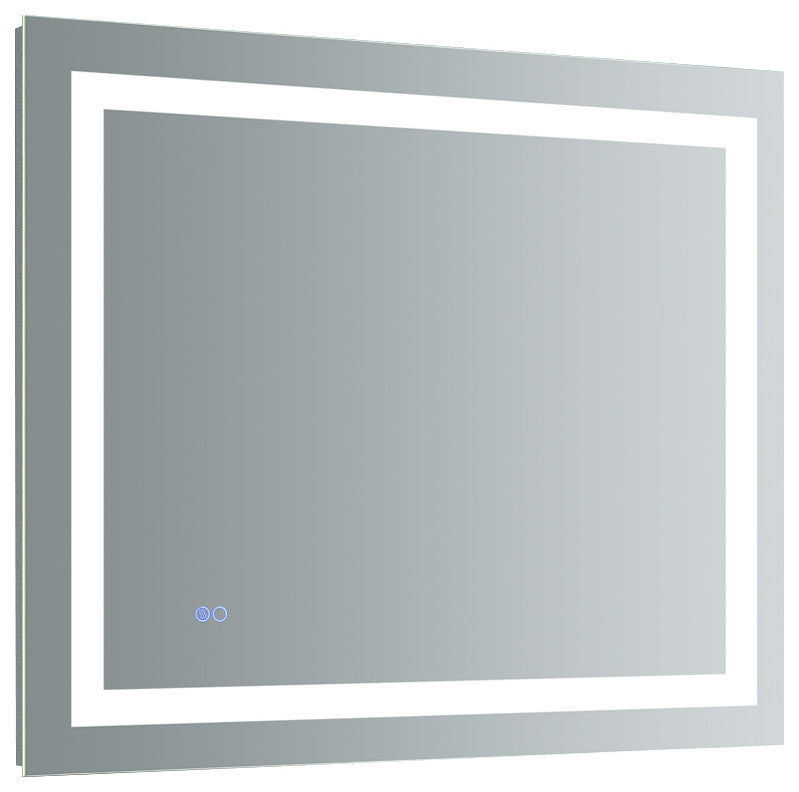 Santo Bathroom Mirror With LED Lighting and Defogger, 24"x30", 36"x30"