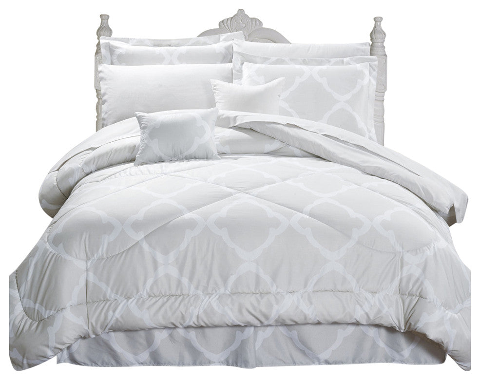 Kathy Ireland 10pc Bed in a Bag Comforter Set, Kara, Queen