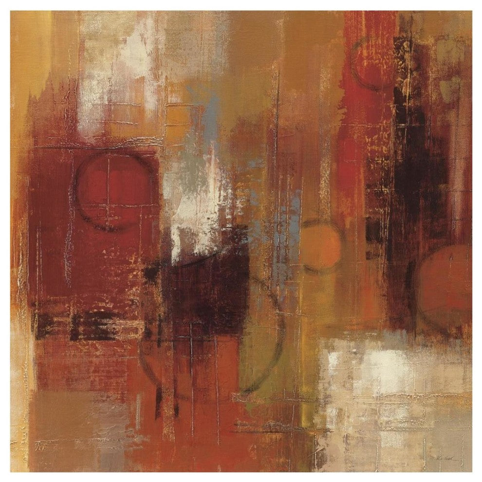 "Pentatonic Crop" Digital Paper Print by Silvia Vassileva, 32"x32"