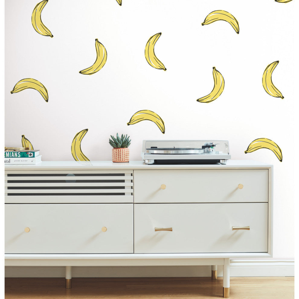 Mr. Kate Banana Print<br>Peel & Stick Wallpaper