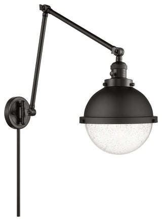 INNOVATIONS 238-BK-HFS-84-BK-LED 1-Light Swing Arm Matte Black