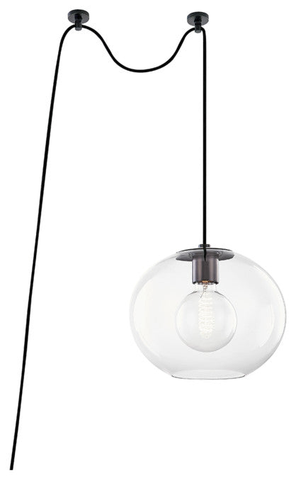 Margot 1-Light Large Swag Pendant, Old Bronze