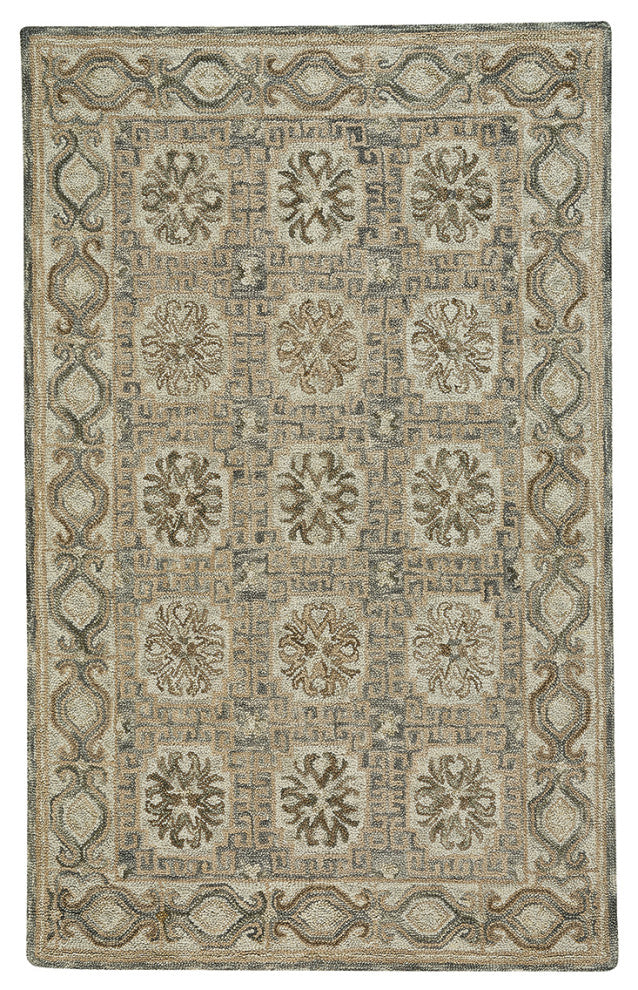 Capel Lincoln Lt. Tan Silver 2580_730 Hand Tufted Rugs - 9'  X 12' Rectangle