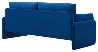 Indicate Performance Velvet Sofa, Navy