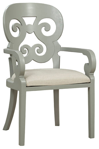 Bolero Upholstered Accent Chair, Gray